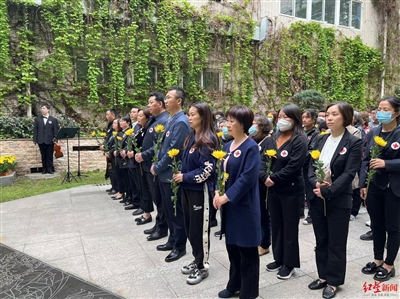 纪念活动现场